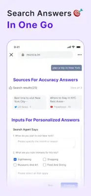 Monica Chatbot AI Assistant android App screenshot 17